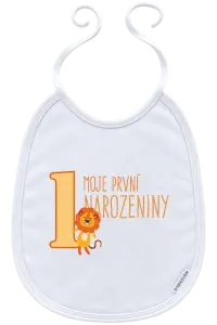 Dětský bryndák Moje první narozeniny - lvíček