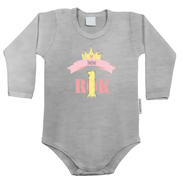 Dětské body 1 rok se jménem