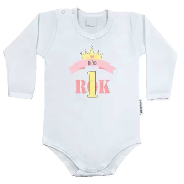 Dětské body 1 rok se jménem