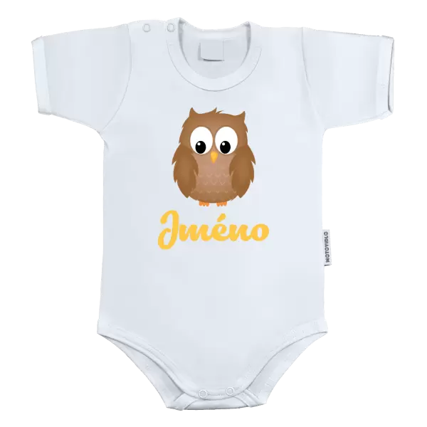 Dětské body Sovička se jménem