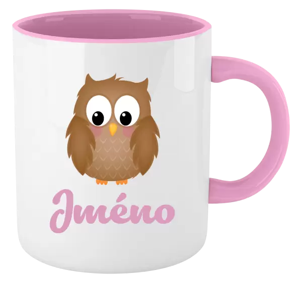 Hrnek Sovička se jménem