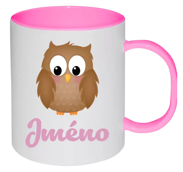 Plastový hrnek Sovička se jménem