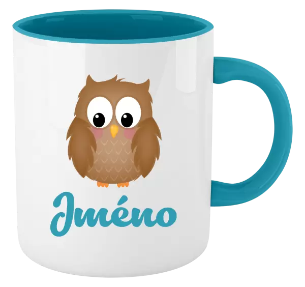 Hrnek Sovička se jménem