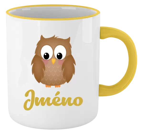 Hrnek Sovička se jménem
