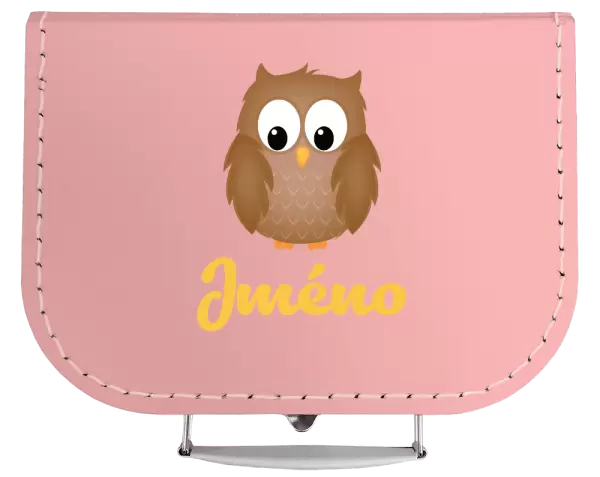 Kufřík Sovička se jménem