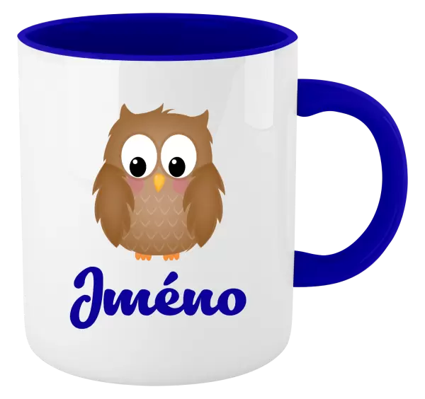 Hrnek Sovička se jménem