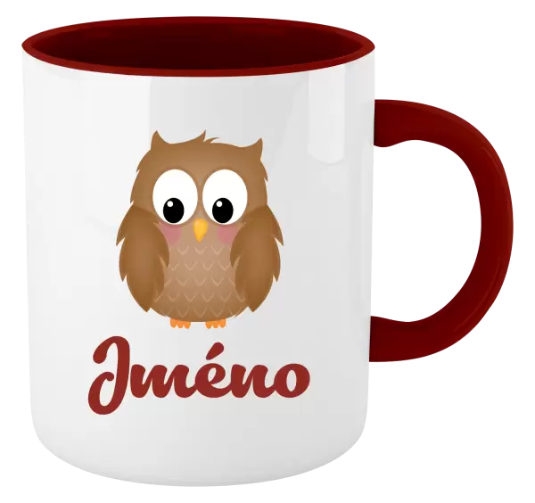Hrnek Sovička se jménem