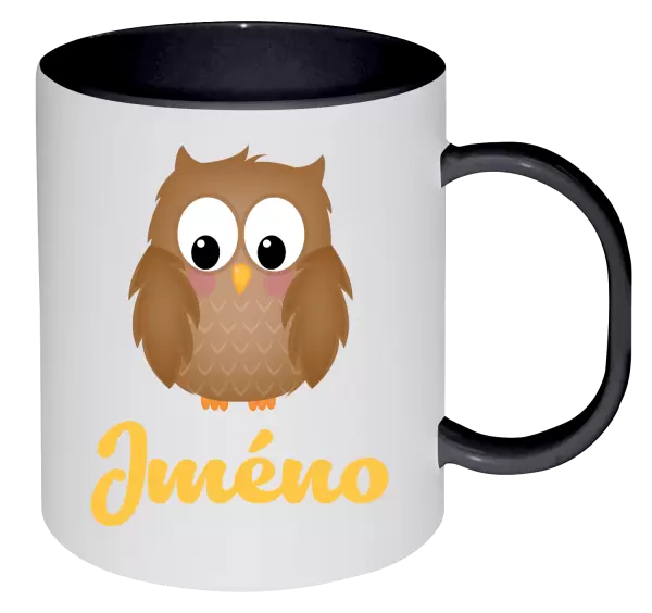Plastový hrnek Sovička se jménem