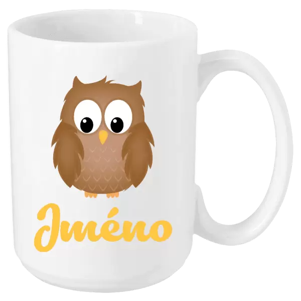 Hrnek Sovička se jménem