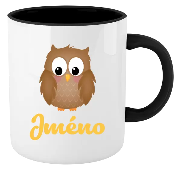 Hrnek Sovička se jménem