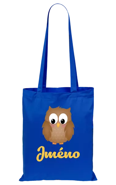 Látková taška Sovička se jménem