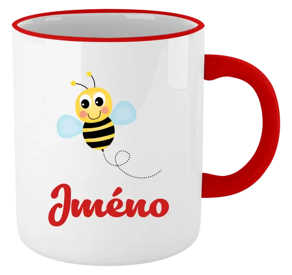 Hrnek Včelička se jménem