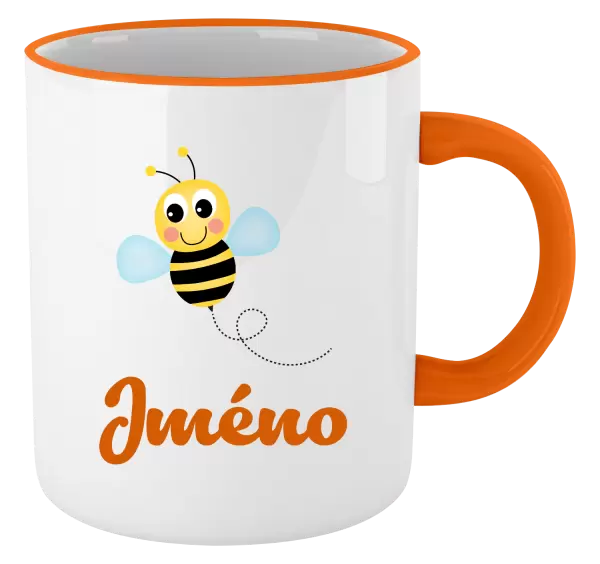 Hrnek Včelička se jménem