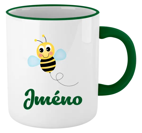 Hrnek Včelička se jménem