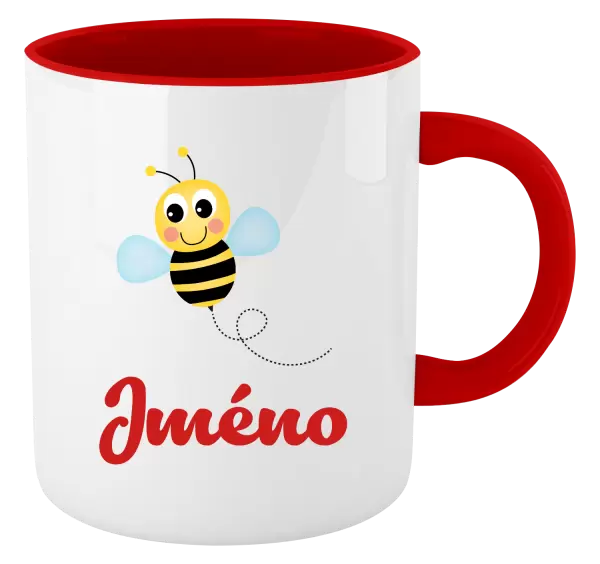 Hrnek Včelička se jménem