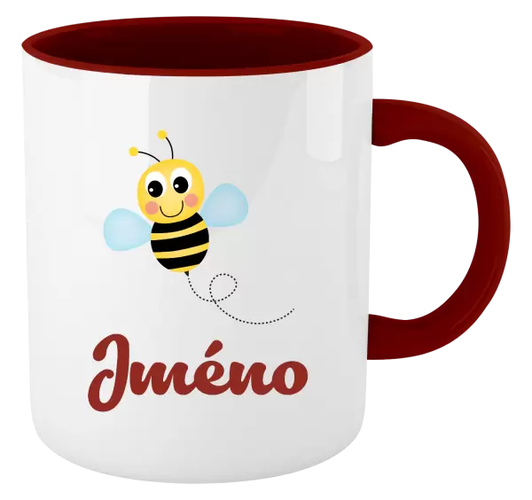 Hrnek Včelička se jménem