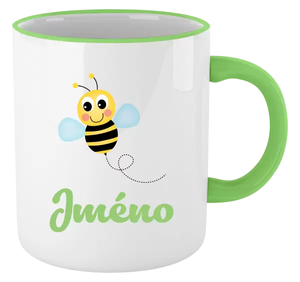 Hrnek Včelička se jménem