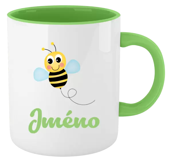 Hrnek Včelička se jménem