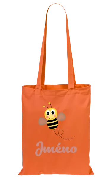 Látková taška Včelička se jménem