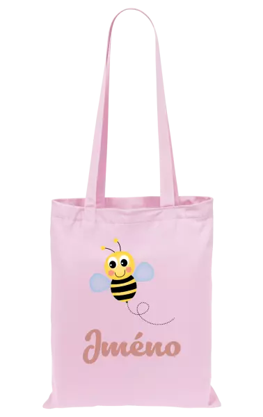 Látková taška Včelička se jménem