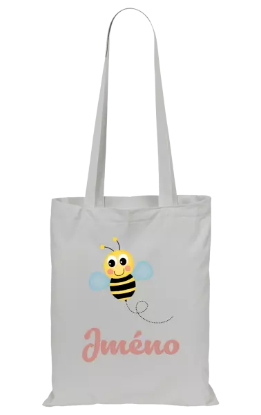 Látková taška Včelička se jménem