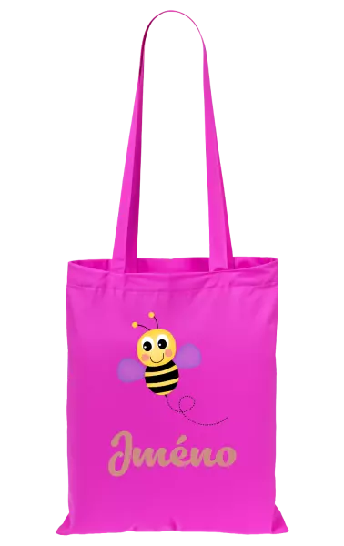 Látková taška Včelička se jménem