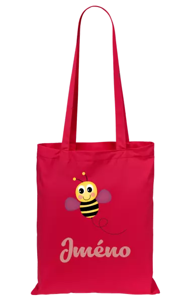 Látková taška Včelička se jménem