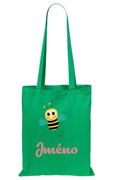 Látková taška Včelička se jménem