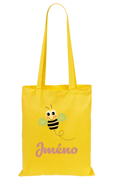Látková taška Včelička se jménem