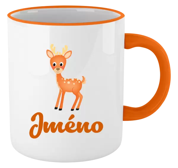 Hrnek Srneček se jménem