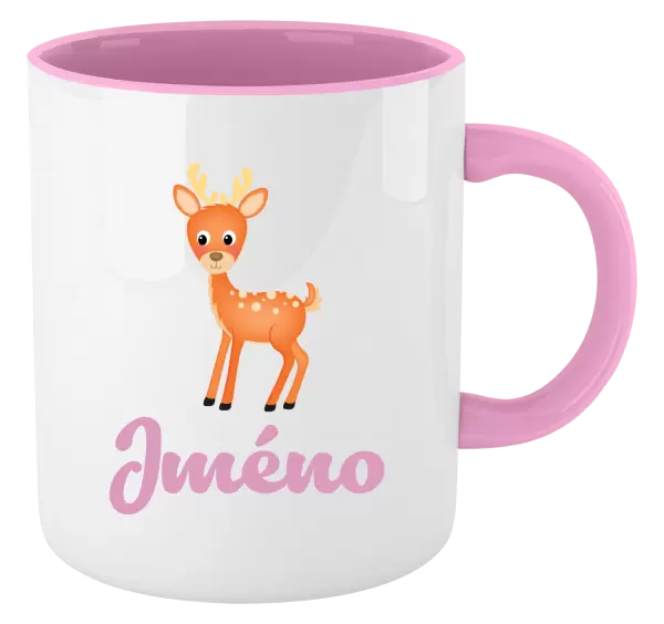 Hrnek Srneček se jménem