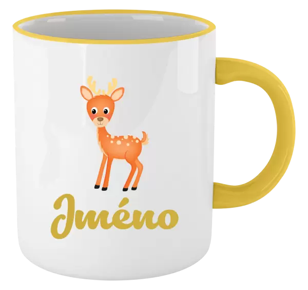 Hrnek Srneček se jménem