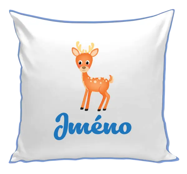 Polštář Srneček se jménem