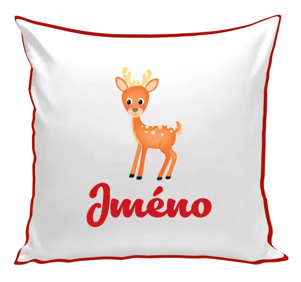 Polštář Srneček se jménem