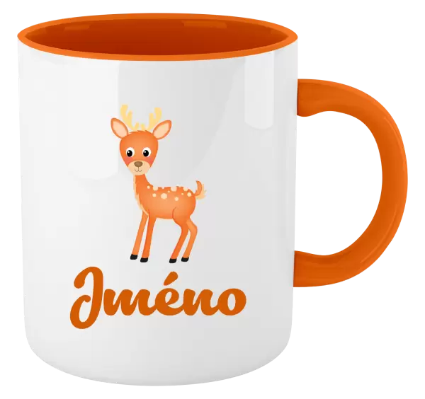 Hrnek Srneček se jménem