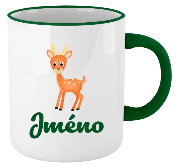 Hrnek Srneček se jménem