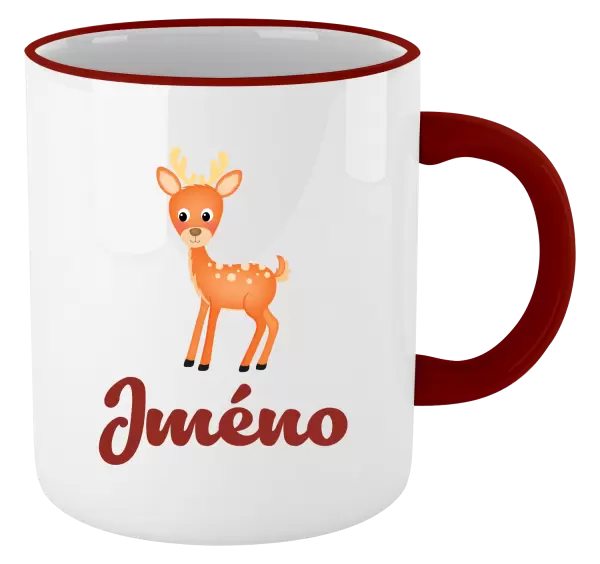 Hrnek Srneček se jménem