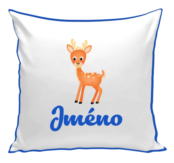 Polštář Srneček se jménem