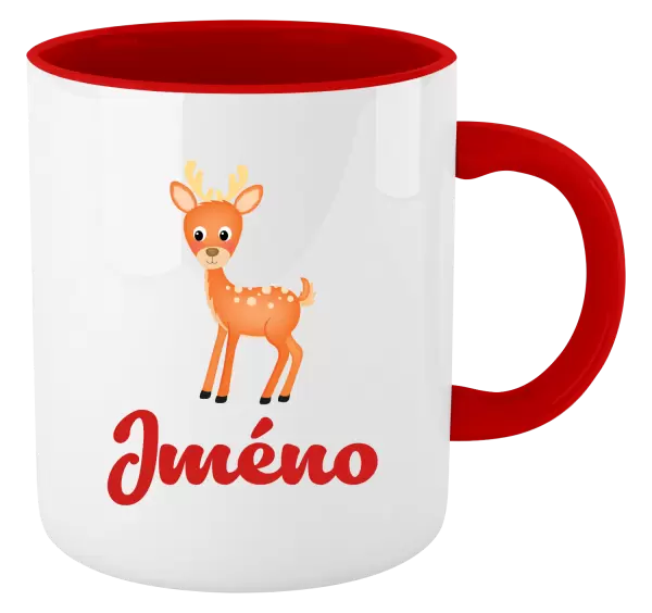 Hrnek Srneček se jménem