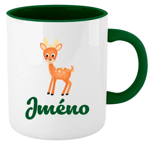 Hrnek Srneček se jménem