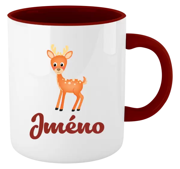 Hrnek Srneček se jménem