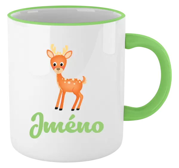 Hrnek Srneček se jménem