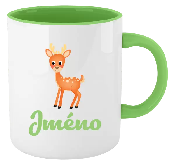 Hrnek Srneček se jménem