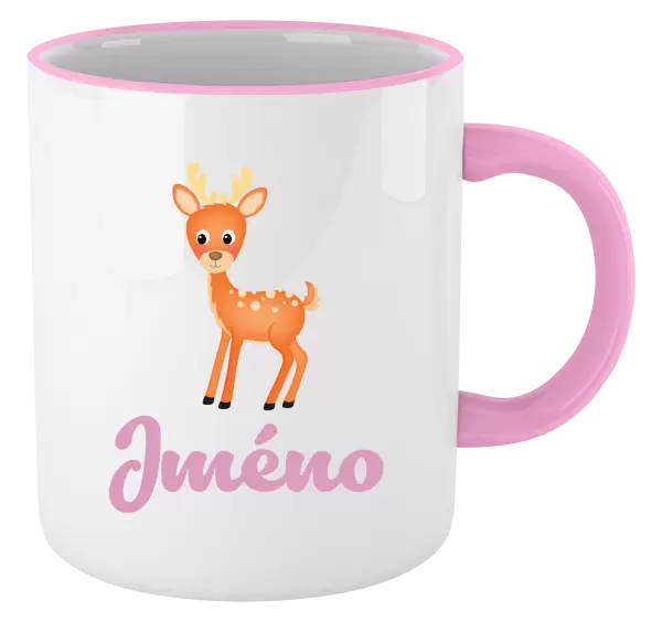 Hrnek Srneček se jménem