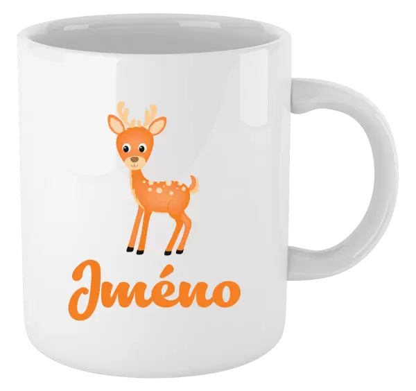 Hrnek Srneček se jménem