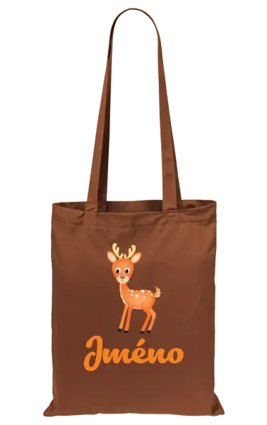 Látková taška Srneček se jménem