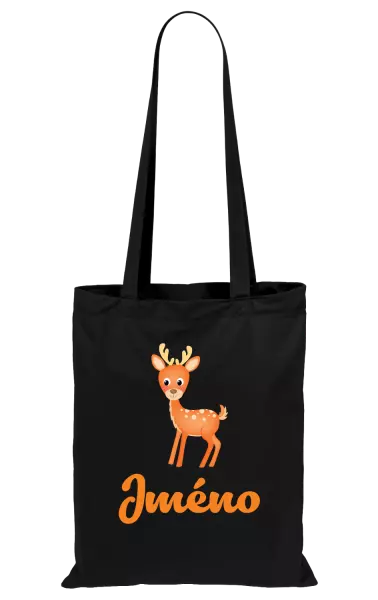 Látková taška Srneček se jménem