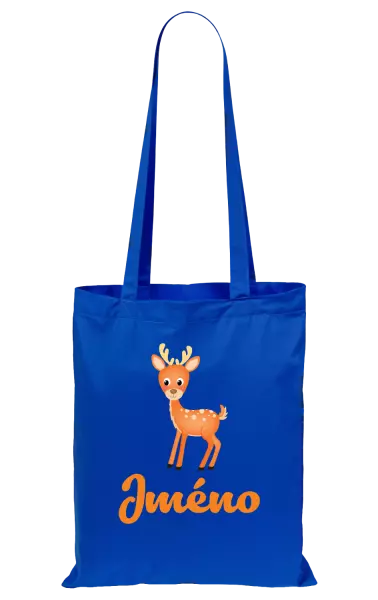 Látková taška Srneček se jménem
