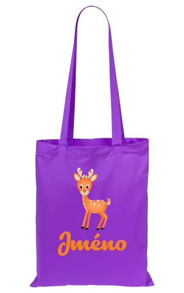 Látková taška Srneček se jménem