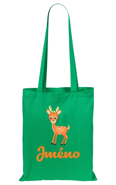 Látková taška Srneček se jménem